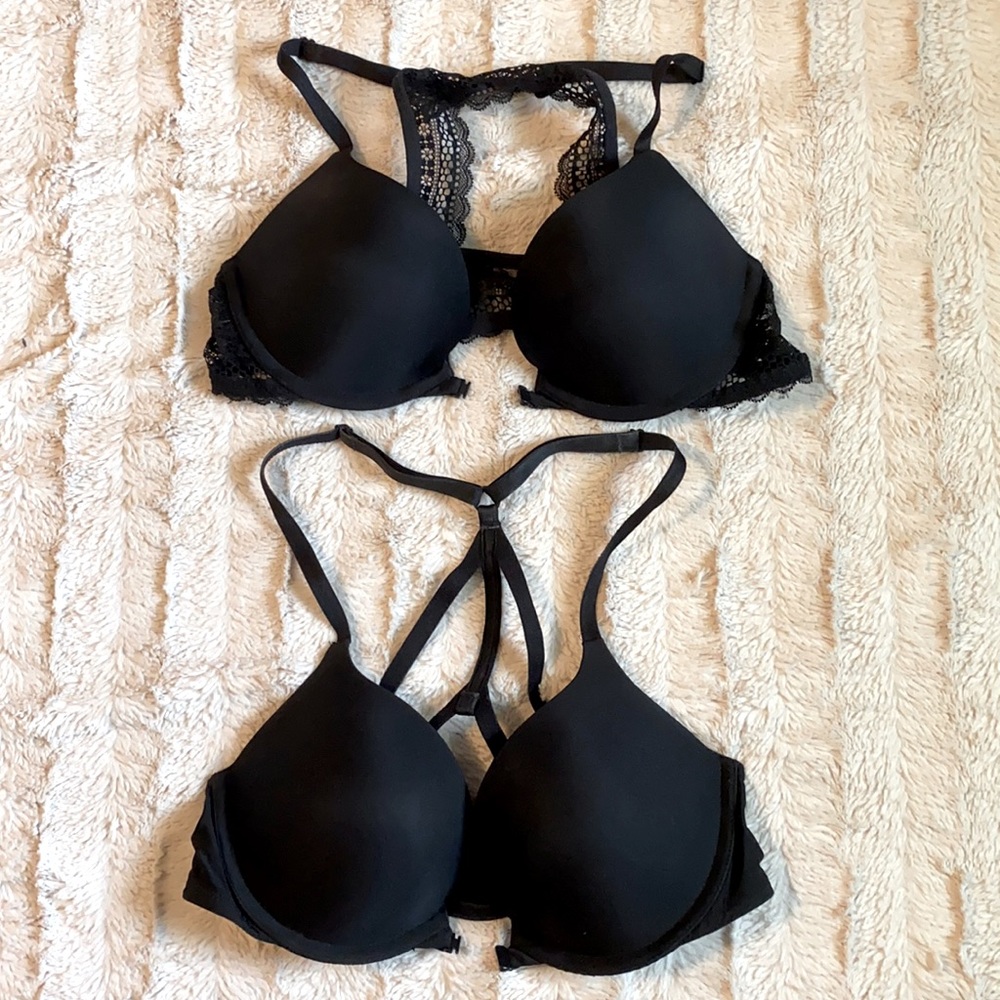 Victoria’s Secret front clasp push up bras